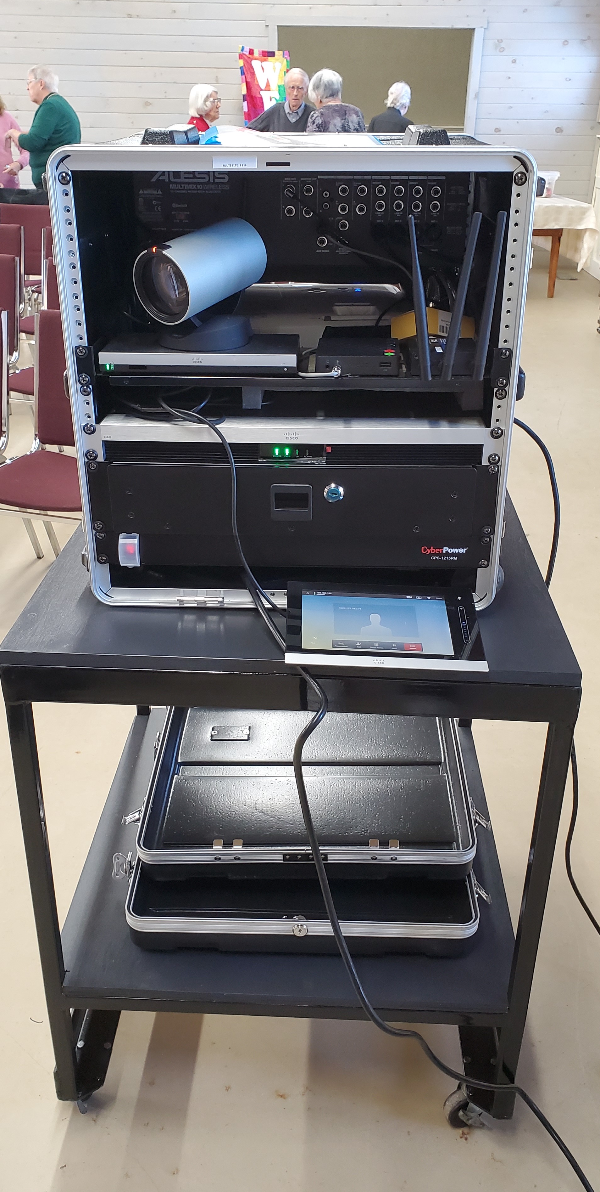 Meet Minnie - our technology box capable of sending, picture and sound both ways between Christ First and Faith Meet Minnie - our technology box capable of sending, picture and sound both ways between Christ First and Faith